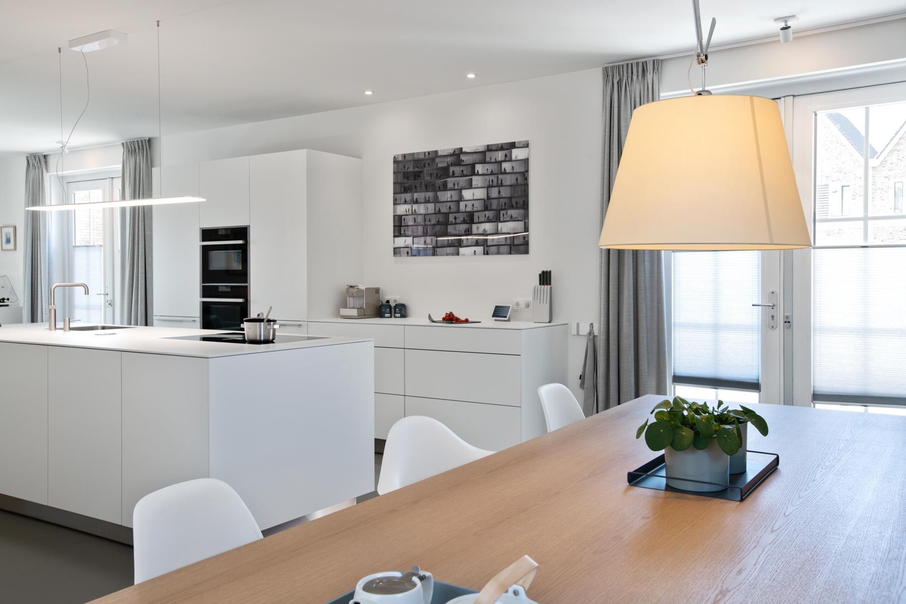 witte woonkeuken