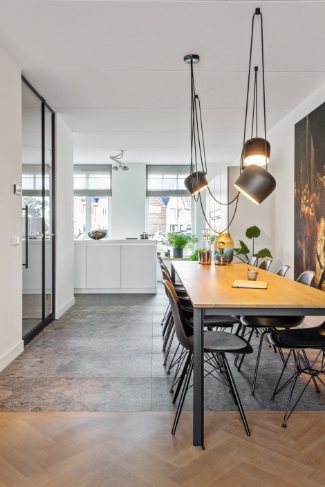 strakke witte designkeuken