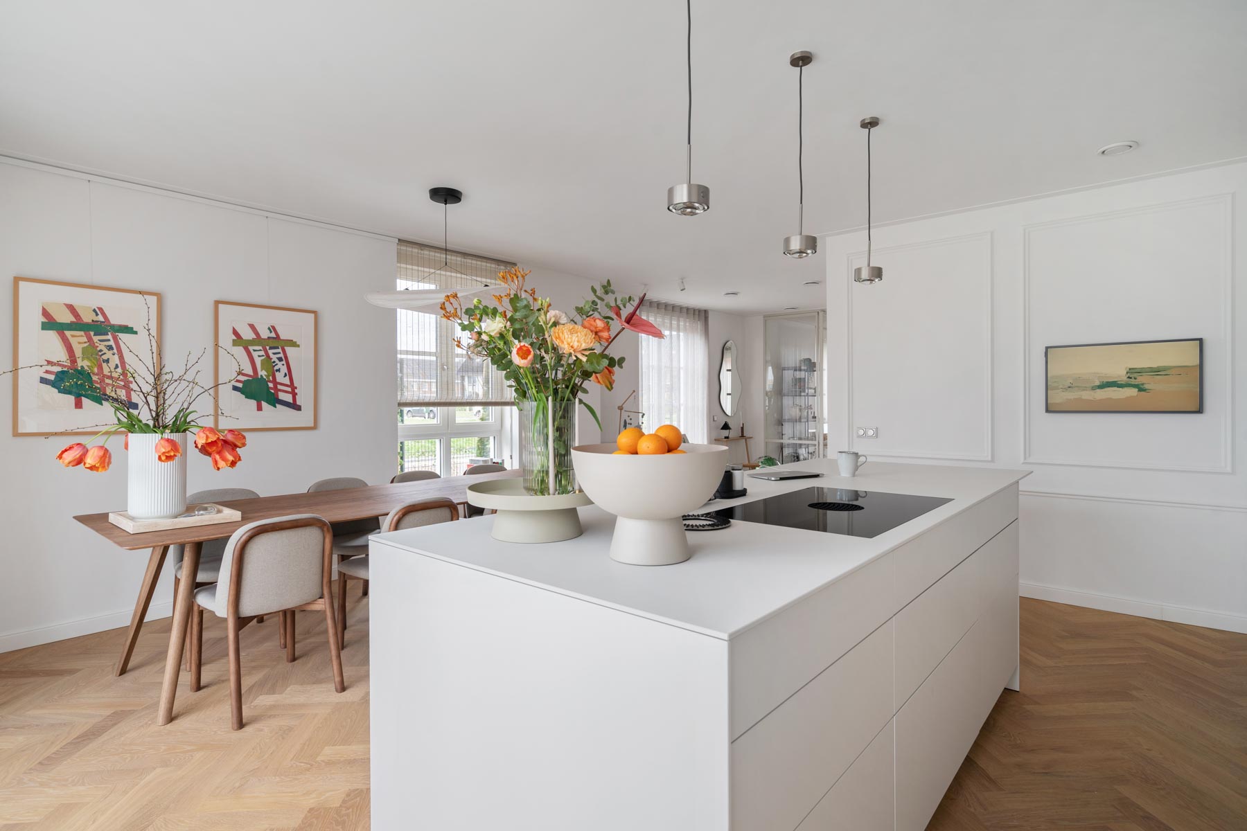 Innovatieve moderne leefkeuken